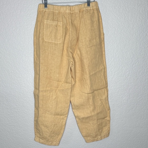 Poetry Butter Yellow Linen Pants - Picture 5 of 7